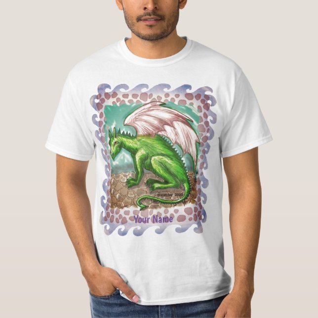 D Drache  T-Shirt (Vorderseite)