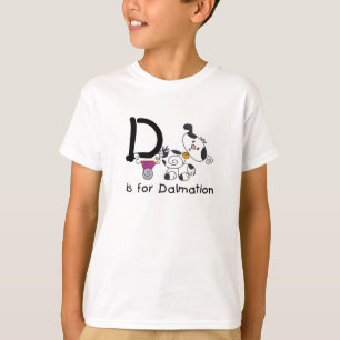 D est pour le T-shirts et les cadeaux de Dalmation