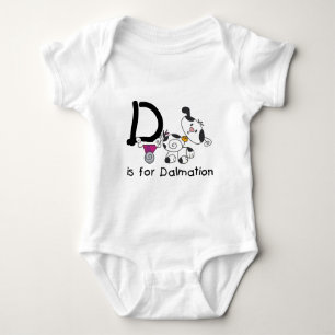 D est pour les T-shirts et cadeaux Dalmation