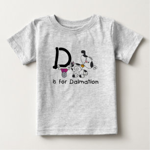 D est pour les T-shirts et cadeaux Dalmation