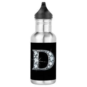 D Falsch-"Diamond" Monogram Edelstahlflasche