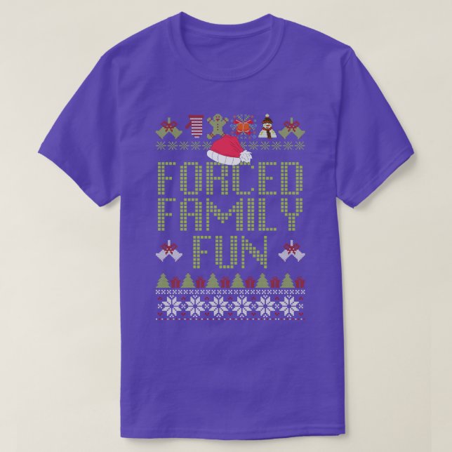 d Famille amusant affreux pull de Noël TShirt (Design devant)
