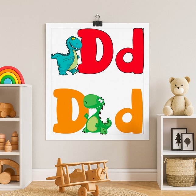 D Für Dinosaurier Poster (Von Creator hochgeladen)