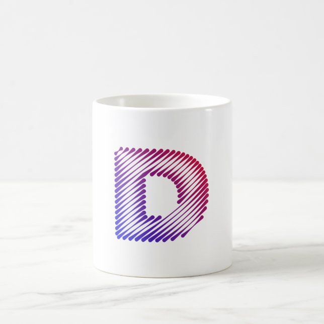 D FÜR DONALD KAFFEETASSE (Mittel)