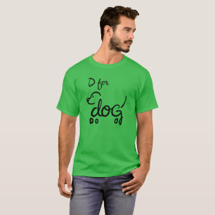 D für Hunde T-Shirt