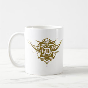 D gold gotisches Tattoo Kaffeetasse