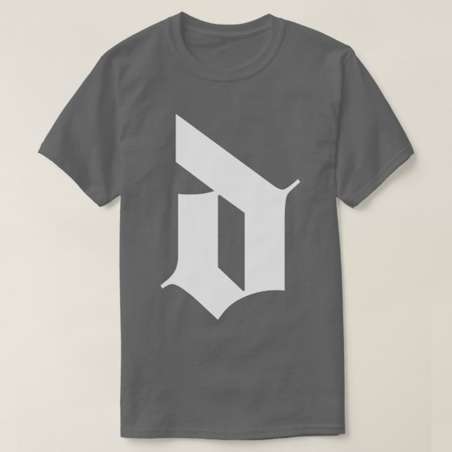 d gothischer Brief T-Shirt (Design vorne)