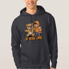 D’Hug Life Funny Teddy Bear Gangster Sweat - shirt