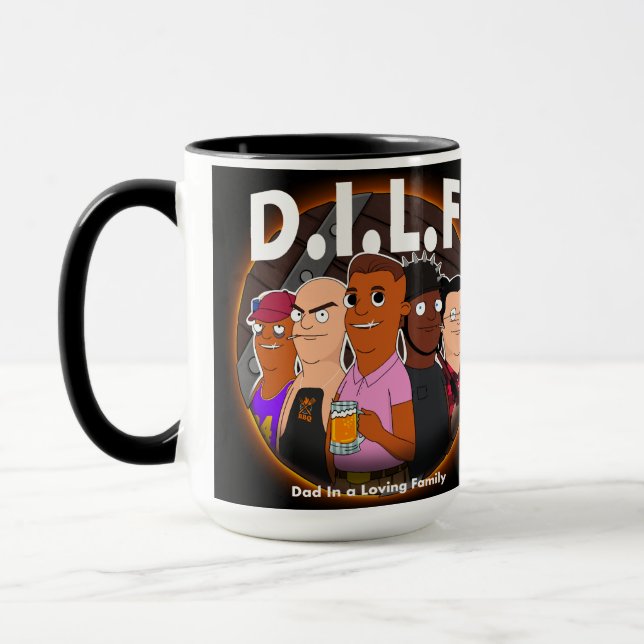 D.I.L.F. Mug 15 oz (Gauche)