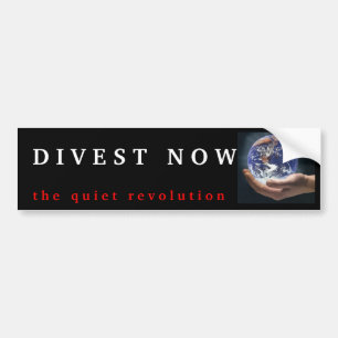 D I V E S T   N O W AUTOAUFKLEBER