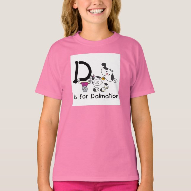 D ist für Dalmation T - Shirts und Geschenke (Vorderseite)