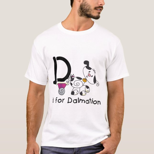 D ist für Dalmation T - Shirts und Geschenke (Vorderseite)
