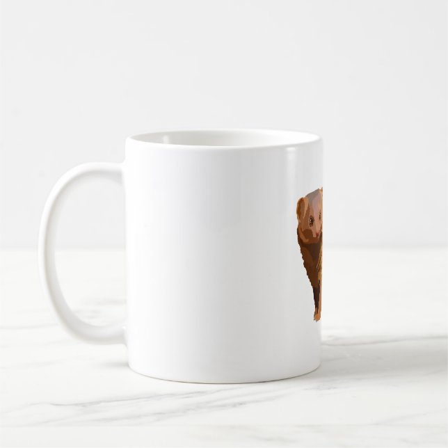 D ist für die Zwergmongoose Kaffeetasse (Links)
