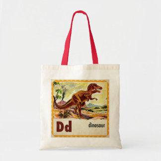 D ist für Dinosaurier Tragetasche