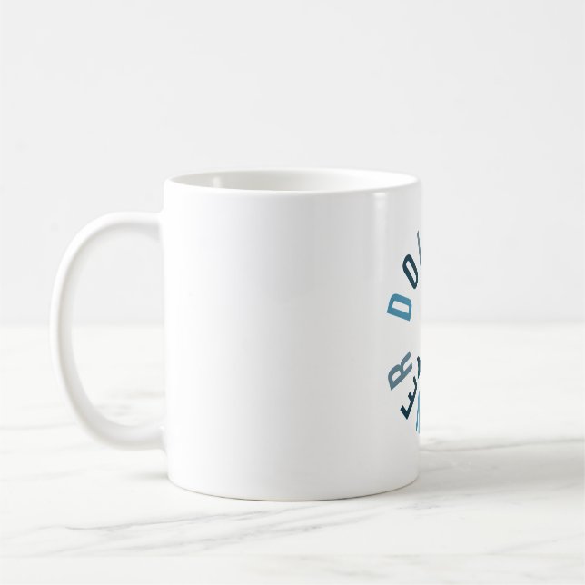 D ist für Dolphin Trainer Kaffeetasse (Links)