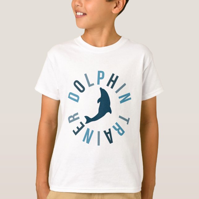 D ist für Dolphin Trainer T-Shirt (Vorderseite)