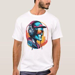 D.J Roboter T-Shirt