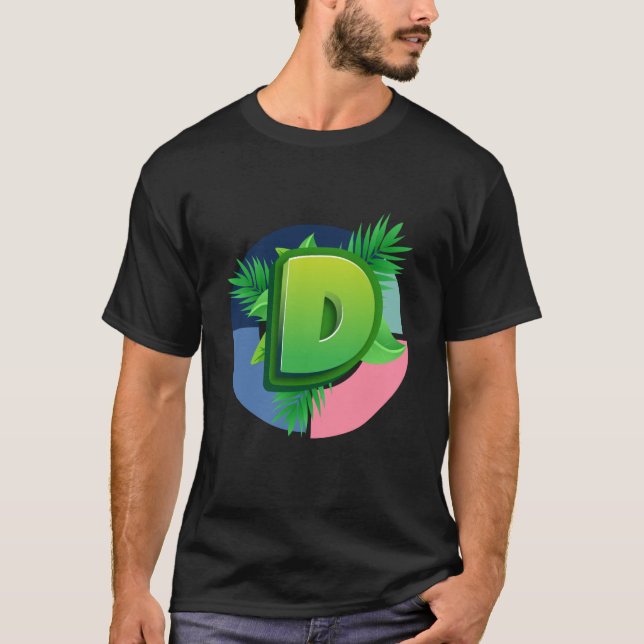 D - Logo "Tropische Natur" T-Shirt (Vorderseite)