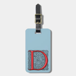 D-Monogramm-Gepäckanhänger Gepäckanhänger