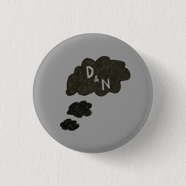 D&N "Traum-" Knopf Button (Vorderseite)