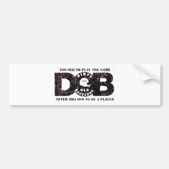 D.O.B Vintage collection Autoaufkleber (Vorne)