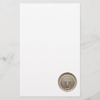 D.O.D Regierungs-Emblem Briefpapier