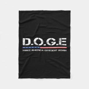 D.o.g.e. Abteilung Für Regierungseffizienz Lustig Fleecedecke