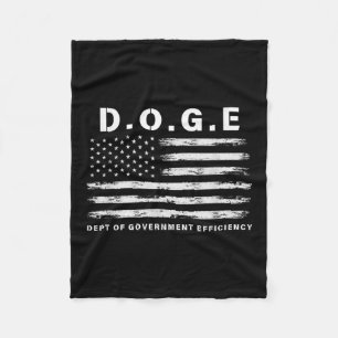D.o.g.e. Abteilung für Regierungseffizienz Lustig Fleecedecke