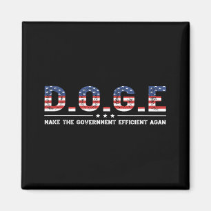 D.o.g.e. Abteilung für Regierungseffizienz Lustig Magnet