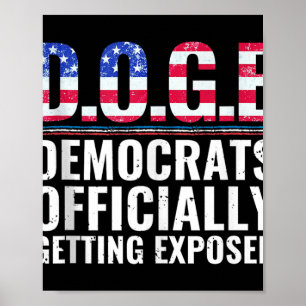 D.o.g.e Demokraten werden offiziell enttarnt Tank Poster