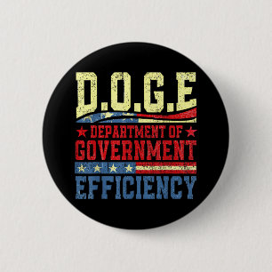 D.o.g.e Doge Ministerium für Regierungseffizienz U Button