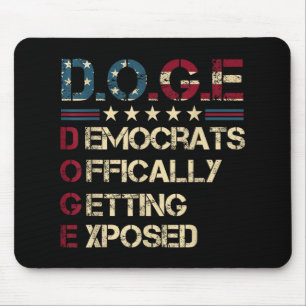 D.o.g.e Doge Ministerium für Regierungseffizienz U Mousepad
