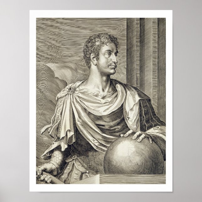 D. Octavius Augustus (63 v. Chr. - 14 n. Chr.) Kai Poster (Vorne)