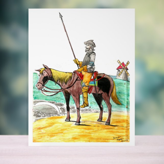 D. Quixote Acrylschild (Neutral)