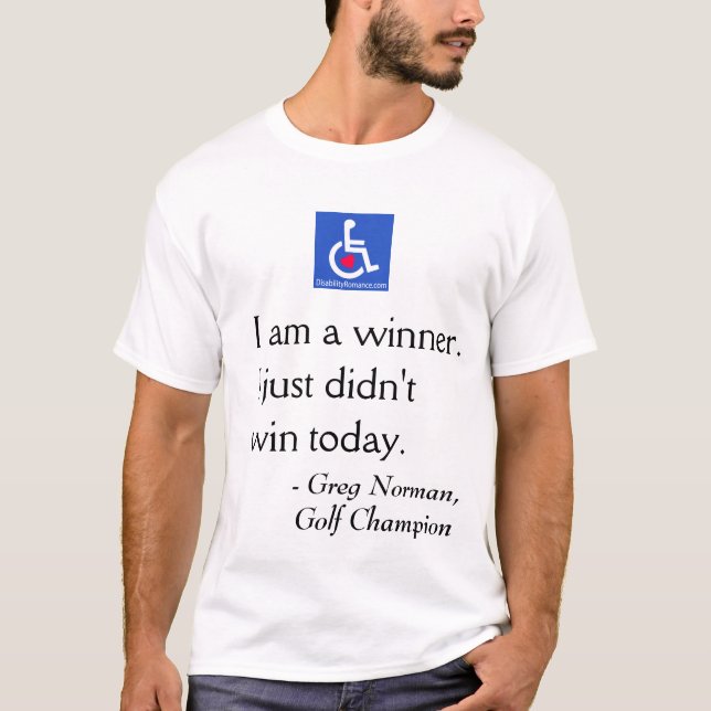 D/R - Greg-Normanne-Zitat-Shirt T-Shirt (Vorderseite)