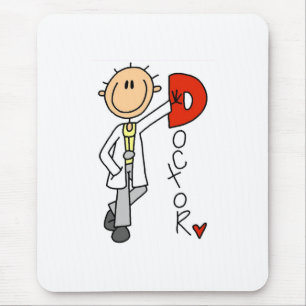 D steht für Doktor Mousepad