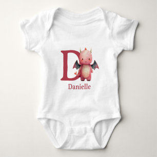 D steht für Drache Personalisieren Baby Strampler