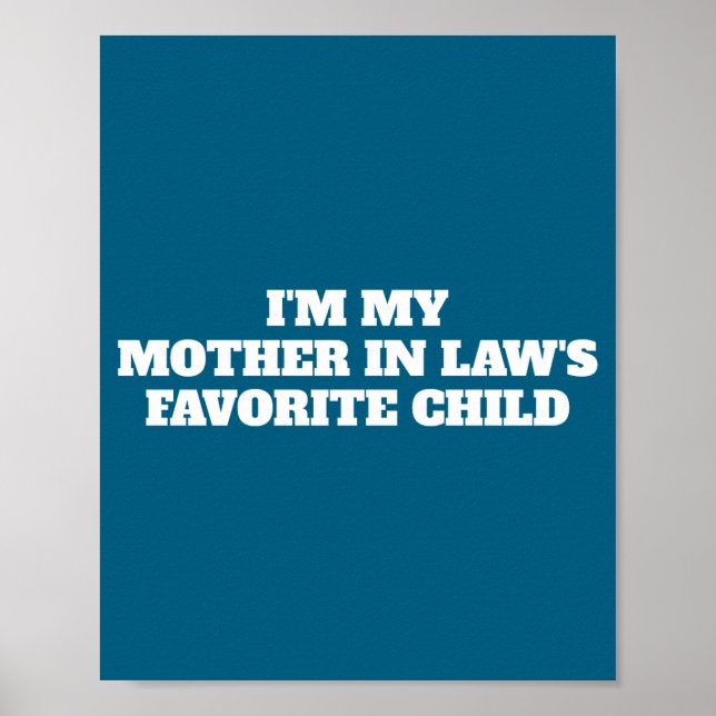 D Thoughtful Mother In Law Humor _1  Poster (Vorne)