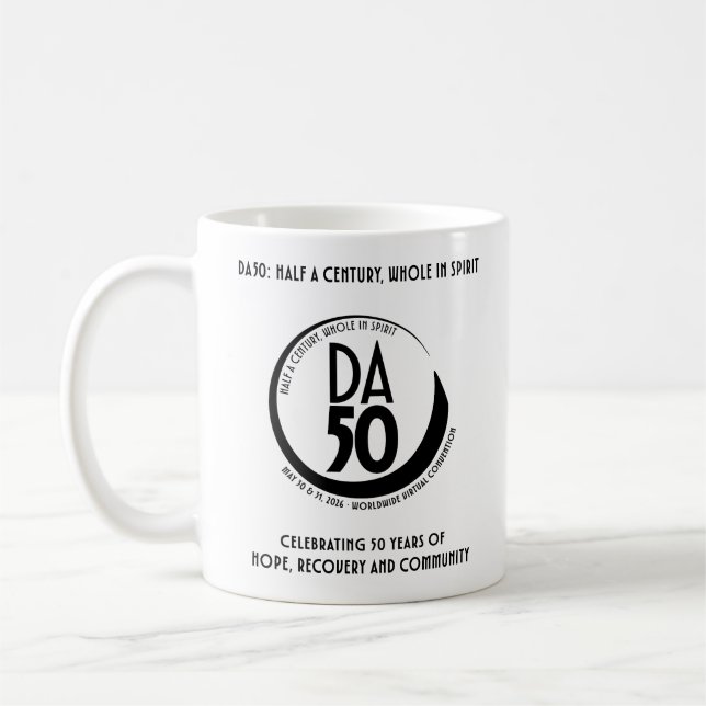 DA50 Worldwide Virtual Convention Mug in Black Kaffeetasse (Links)