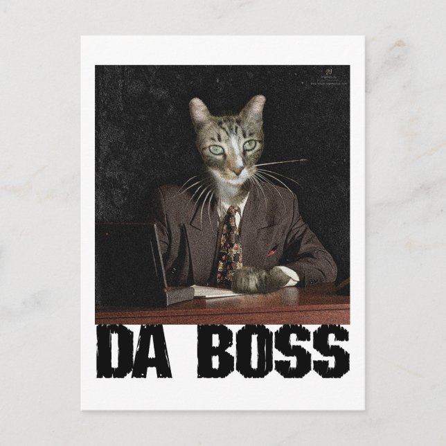 Da Boss Postcard Postkarte (Vorderseite)