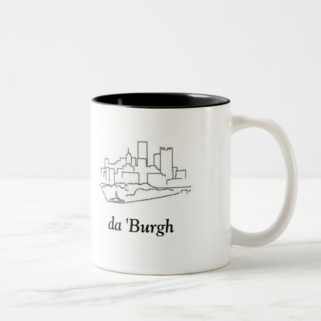 DA 'Burgh Zweifarbige Tasse (Rechts)