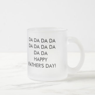 DA DA DA DA DA DA DA DA DA DA        GLÜCKLICHES MATTGLASTASSE