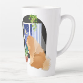 DA DRAUSSEN IRGENDWO Chow-Tasse Text anpassen Milchtasse