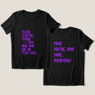 Da, Ihr / Dein, Du bist T-Shirt Tri-Blend Shirt