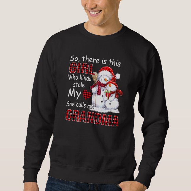 Da ist also dieses Mädchen, das mir mein Herz gest Sweatshirt (Vorderseite)