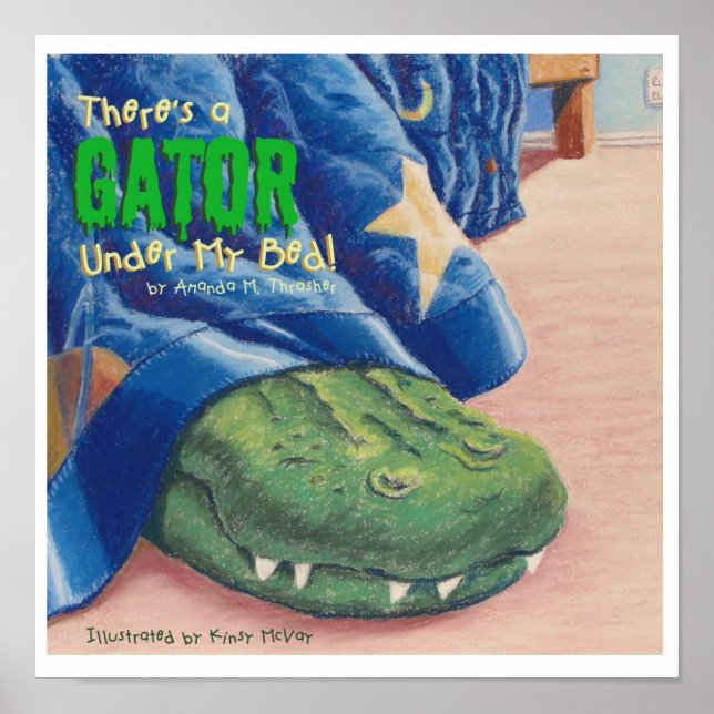 Da ist ein Gator unter meinem Bett! Poster (Vorne)