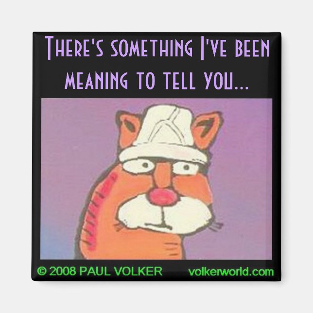 Da ist etwas...$3.00 magnet (Vorne)