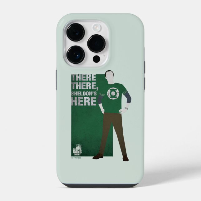 Da ist Sheldon. iPhone 14 Pro Hülle (Rückseite)