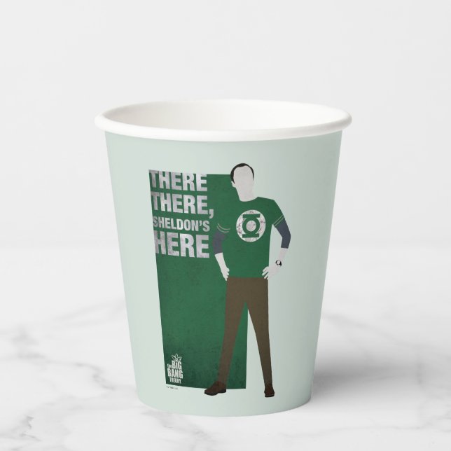 Da ist Sheldon. Pappbecher (Vorderseite)