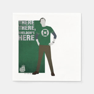 Da ist Sheldon. Serviette